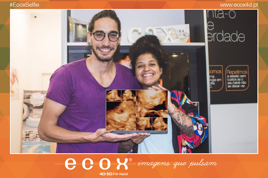 Ultrassom emocional Ultrassom 4D de A Blaya veio conhecer a sua menina 