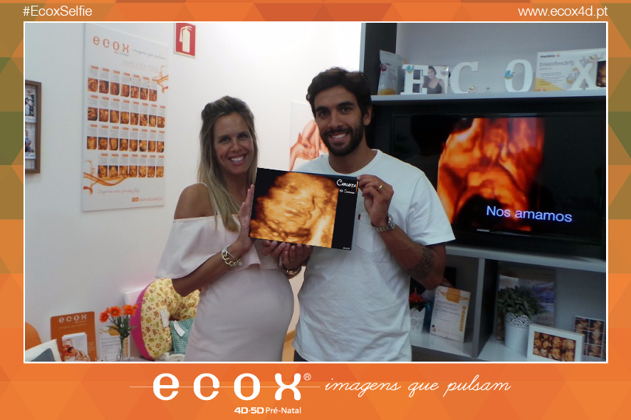 Ultrassom emocional Ultrassom 4D de A primeira Selfie da mamã Marta Sá, o papá Silvio Sá Pereira e da Carlota!