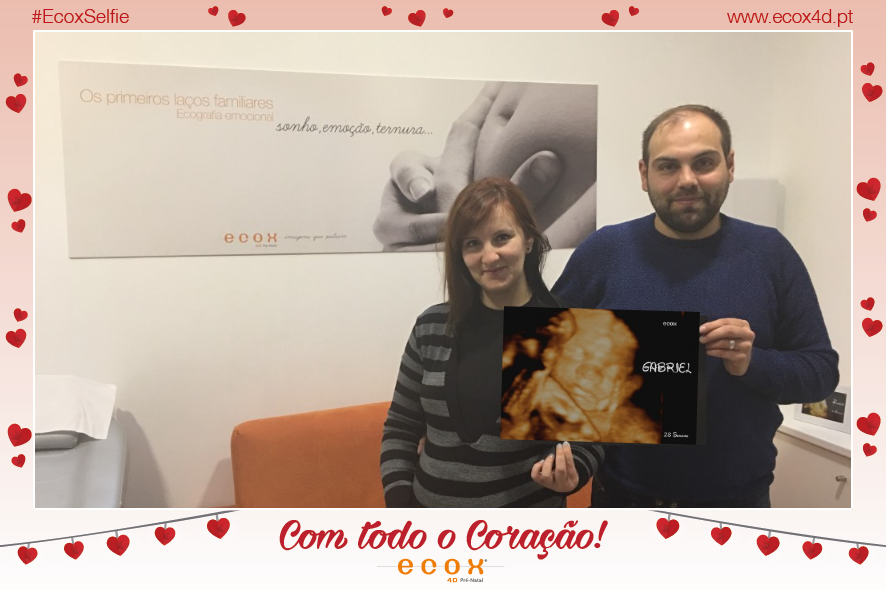 Ultrassom emocional Ultrassom 4D de Gabriel