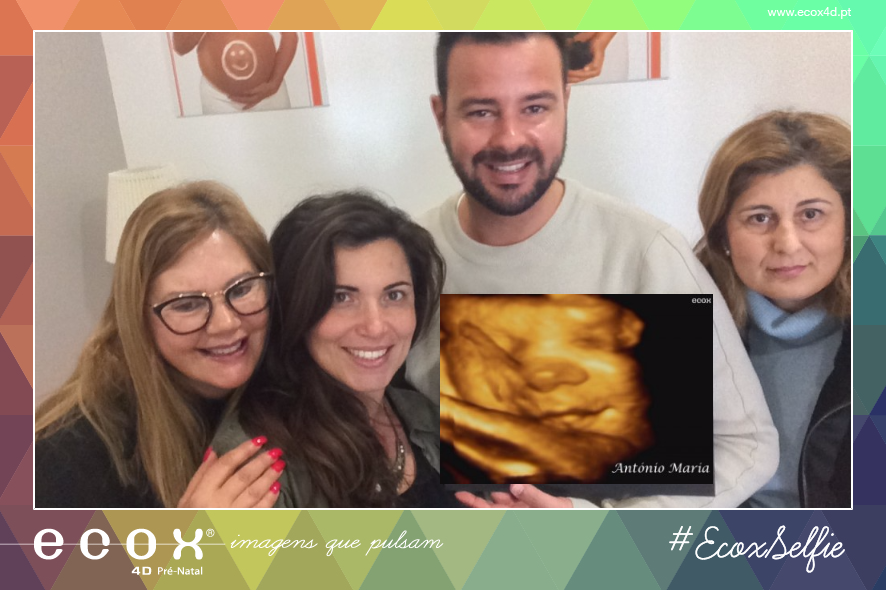 Ultrassom emocional Ultrassom 4D de António Maria e a sua família!