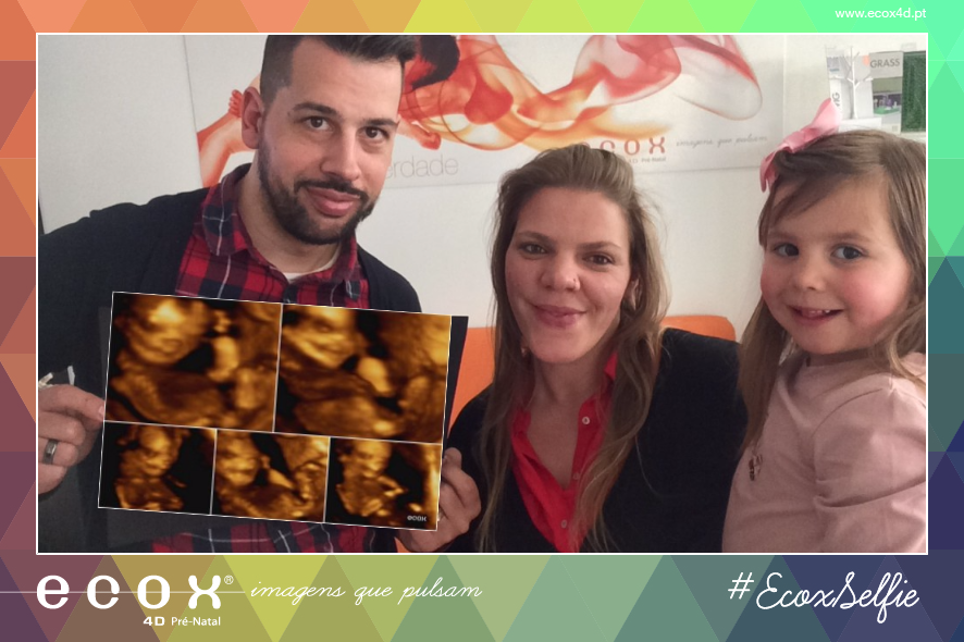 Ultrassom emocional Ultrassom 4D de Sou uma menina!