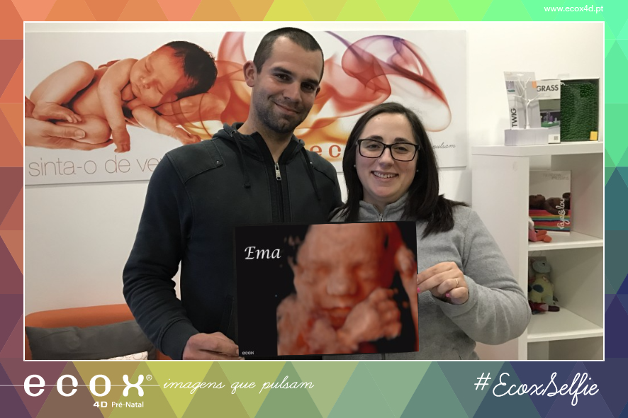 Ultrassom emocional Ultrassom 4D de A Ema cresceu desde a última ecografia!