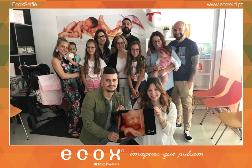 Ultrassom emocional Ultrassom 4D de A família da Eva!