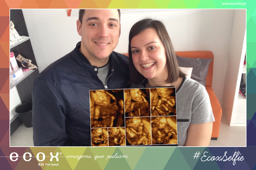 Ultrassom emocional Ultrassom 4D de Nathalie, Vasco e Emma