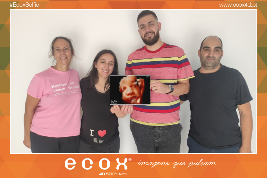 Ultrassom emocional Ultrassom 4D de Sílvia e Família