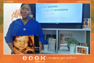 Ecografía emocional ecografía 4D de A mamã Tucha trouxe a sua alegria e veio conhecer o seu príncipe !